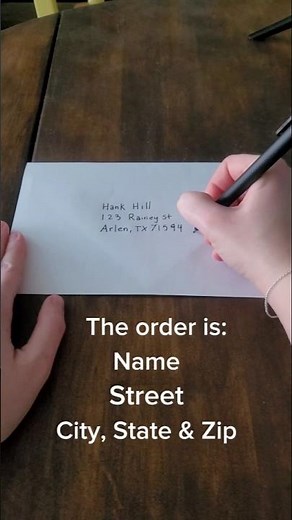 In case you don't know: How to address an envelope in the US 💌 #Help #Address #TheMoreYouKnow