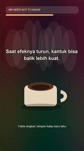 Di umur berapa kamu tau kopi cuma menipu rasa ngantuk? #Shorts