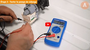 Tutoriel vidéo : comment tester et changer la pompe de vidange d'un lave-linge ? | Adepem