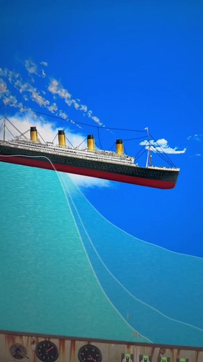 Titanic VS reverse tsunami! #neotastic #floatingsandbox