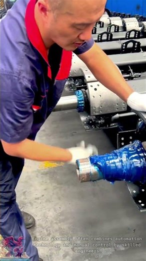 Industrial engine assembly process || Special things in the factory