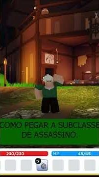 VESTERIA COMO PEGAR A SUBCLASSE DE ASSASSINO #shorts #roblox