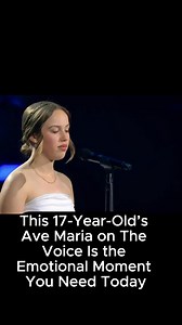 In the 2023 season of The Voice of Germany, a young singer stunned everyone with a breathtaking performance of Ave Maria. At just 17 years old, her pure, angelic voice moved judges and the audience alike, earning a rare four-chair turn. This article explores her musical journey, emotional performances, and the lasting impact she made on the show — proving that even in a pop-driven competition, classical music still holds a powerful place. Watch the full performance in the first comment! | Smaily