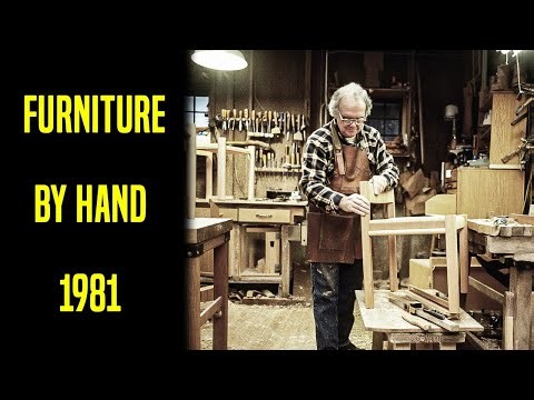 Experience 1981 Footage How a Carpenter Built Furniture Entirely by Hand!