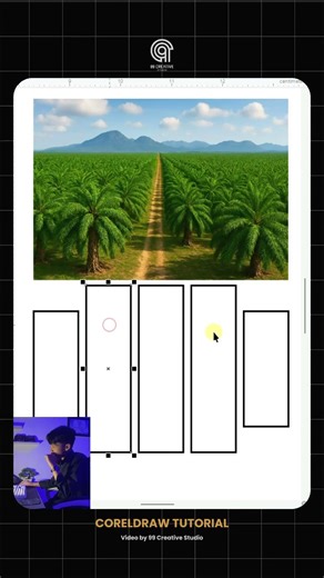 CorelDraw Tips | Use Clipping Mask #coreldraw #begginers #graphicdesigner