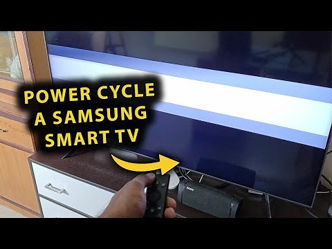 How To Power Cycle A Samsung Smart TV (Both Soft & Hard) | Fix Frozen & Unresponsive Apps