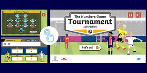 The Numbers Game - Tournament: Subtraction [Ages 5-11]