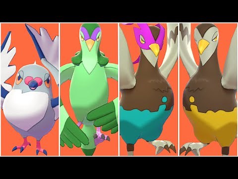 FULL PIDOVE EVOLUTION TEAM! Shiny Pidove, Shiny Tranquill, Shiny Unfezant Male & Female Moveset