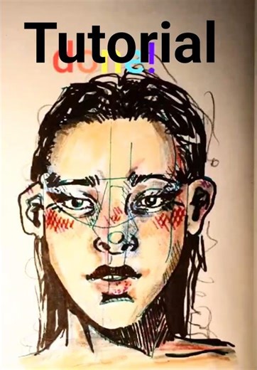 Face tutorial #fabiansalpare #drawing