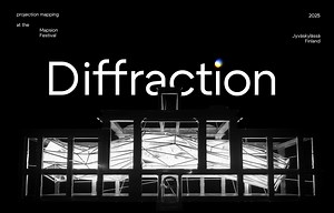 Diffraction / 2025 / Mapping at Mapsion Festival - Multimedia studio formate