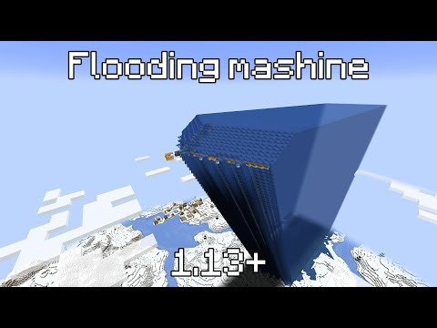 Minecraft flooding machine (ocean maker) [JE 1.13 - 1.21.X]
