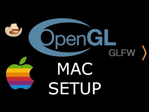 Modern OpenGL 3.0+ [SETUP] GLFW and GLEW on a Mac