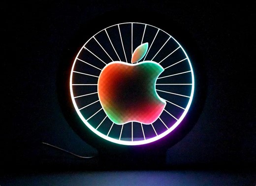 Apple LED Logo Desk Lamp – Illuminate Your Space With Style and Elegance - Etsy