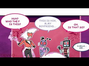 Angel Dust and Valentino Swap Roles!? (Hazbin Hotel Comic-Dub)