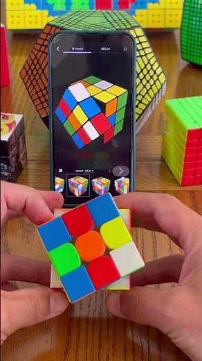 Can’t solve Rubik’s cube 3x3 try this app is free and working #shortvideo #solving #rubikscube