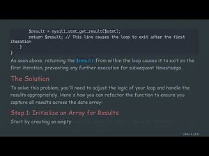 How to Use foreach Loops in PHP to Display Multiple Tables from Date Arrays