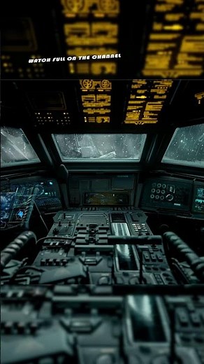 Landed on Alien Planet. Spaceship Radio Chatter & Snow Storm. #scifi #ambience #sleep #study #focus