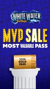 16K views | Make waves with the MVP Pass now thru 2026. Soak up 970 slides, 234 pools & splash zones across 40+ parks. Plus free parking! | Six Flags White Water | Facebook