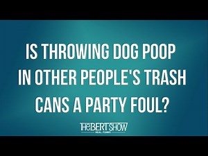 Is It Rude To Throw Your Dog's Poop Into Someone Else's Trashcan?