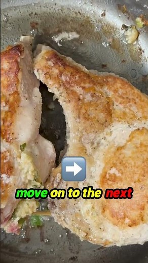Unlock the Secret to Perfectly Browned Stuffed Pork Chops!
