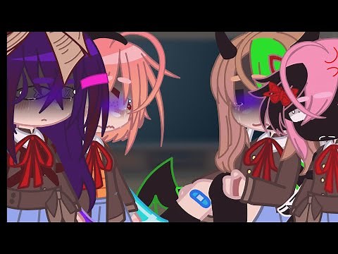 ddlc reacts to howtobasic eggless cake (original)
