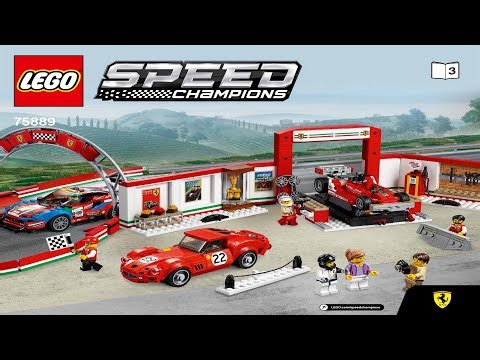 🏁 LEGO instructions 🏁 Speed Champions 🏁 75889 🏁 Ferrari Ultimate Garage 🏁 Book 3 🏁