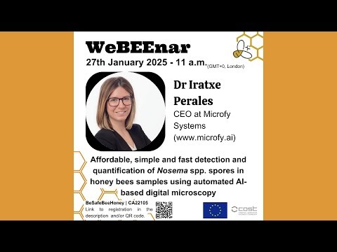 7th WeBeeNar - Detection and quantification of Nosema spp. - Dr. Iratxe Perales