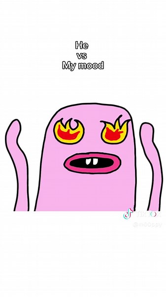 HE vs MY MOOD😨#moop #foryou #animation | moop