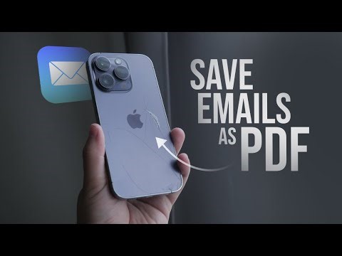 How to Save Emails as PDFs on iPhone (tutorial)