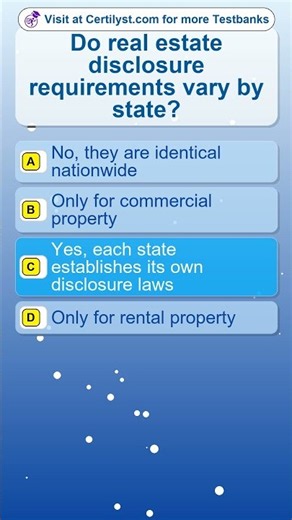 Do real estate disclosure requirements vary by state