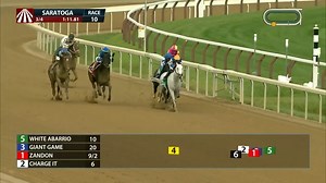 Rick Dutrow returns to the Saratoga stakes winner's circle with White Abarrio after the 4-year-old runs away with the G1 Whitney. It's the second Grade 1 victory for last year's Florida Derby winner, who was making his Saratoga debut in this spot. | The Saratoga Special & This Is Horse Racing