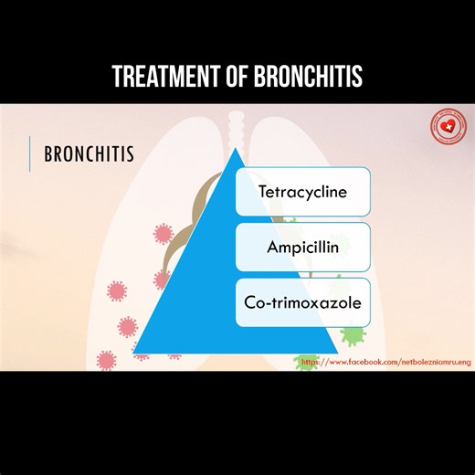 Treatment of bronchitis #bronchitis #antibiotics #treatment | About health and science in simple words