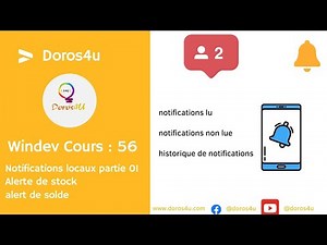 Windev Cours 56 : #Notification #Local Avec windev Partie #01