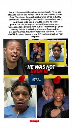 😱 Terrence Howard Exposes Bryshere Gray’s Hollywood Struggles & Epstein Connection #HollywoodScandal