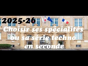 L'orientation à la fin de la classe de seconde en 2026