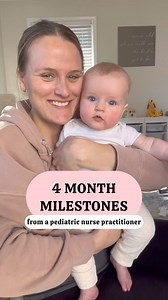 4 MONTH MILESTONES👶🏻 Just know that these are average time frames for your child to reach a milestone, some are a little before and some are a little after the 4 month mark- that’s okay! We look at gross and fine motor skills as well as, social and language development. So it doesn’t just matter if your baby is rolling over, but are they also responding to sounds and interacting with you - that is just as important! ❗️You know your child best. Don’t wait if your child is not meeting milestones