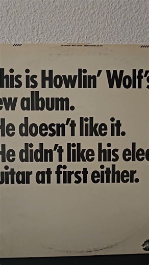 Howlin' Wolf - The Howlin' Wolf Album #1968 #vinyl #blues #psychrock #howlingwolf