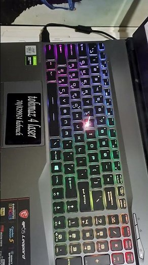 How to engrave a laptop keyboard in Arabic with a fiber laser machine