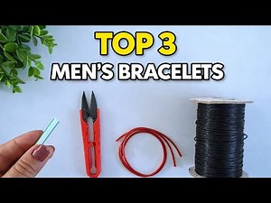 3 Stylish Men’s Bracelets You Can Make & Sell in 20 Minutes‼️bracelet tutorial