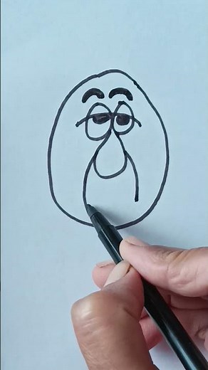 how to draw beautiful and easy funny face expression