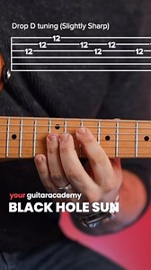 🎸 Black Hole Sun - Soundgarde Guitar Tutorial with Tabs and Chords. Save to learn! Are you a guitar player looking to take your skills to the next level? For more Guitar Tabs, Guitar Lessons, Guitar Courses & Guitar Tutorials... Try out the Guitar Club 14-day free trial - 🔗 LINK IN BIO Follow @yourguitaracademy For Daily Guitar Lessons, Tutorials & Online Courses 💯🔥 Also, please don’t forget to follow the page to stay informed about the lessons and courses we are posting! #guitarlessons #gui