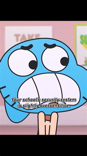 Your school’s security system is slightly oversensitive.#shortvideo #shorts #foryou #animation