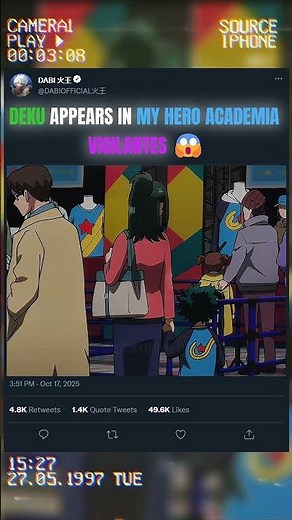 DEKU APPEARS in MY HERO ACADEMIA VIGILANTES 😱 | #animeedit #myheroacademia