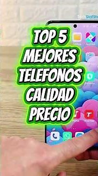 TOP 5 MEJORES Teléfonos Celulares CALIDAD PRECIO para comprar en 2025