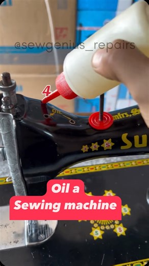 Sewgenius Repairs on Instagram: "How to oil a sewing machine . . #sewingwithmachines #sewingmachinehacks #sewingmachinetips #sewingtechniques #sewingforbeginners #sewingskills #sewingtools #tailoring #stitch #fashiondesigner {sewing machine, tailor, fashion designers, juki}"