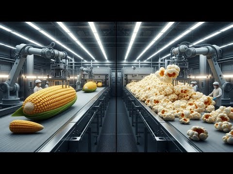 How Popcorn Is Made Inside a Modern U.S. Factory | Full Process