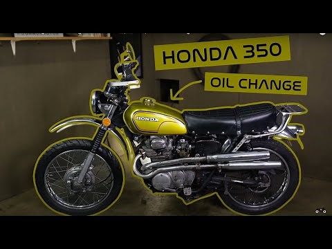 How To Change Your Vintage Honda CB350, CL350, And SL350 Engine Oil