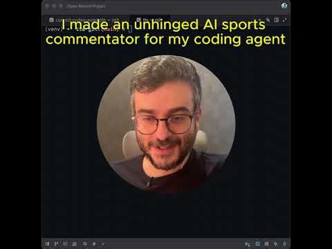 Cursed Codex: AI coding with live football commentary