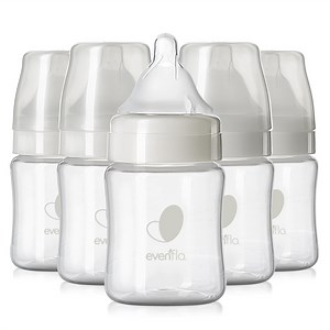 Evenflo Premium Proflo Venting Balance Plus Wide Neck Baby Bottles for Newborn - Infants, 5 oz Pack of 6