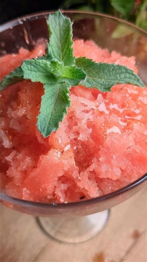 💥 Easy Viral Watermelon Shaved Ice Recipe — No Machine, 5-Minute Healthy Summer Dessert #shorts